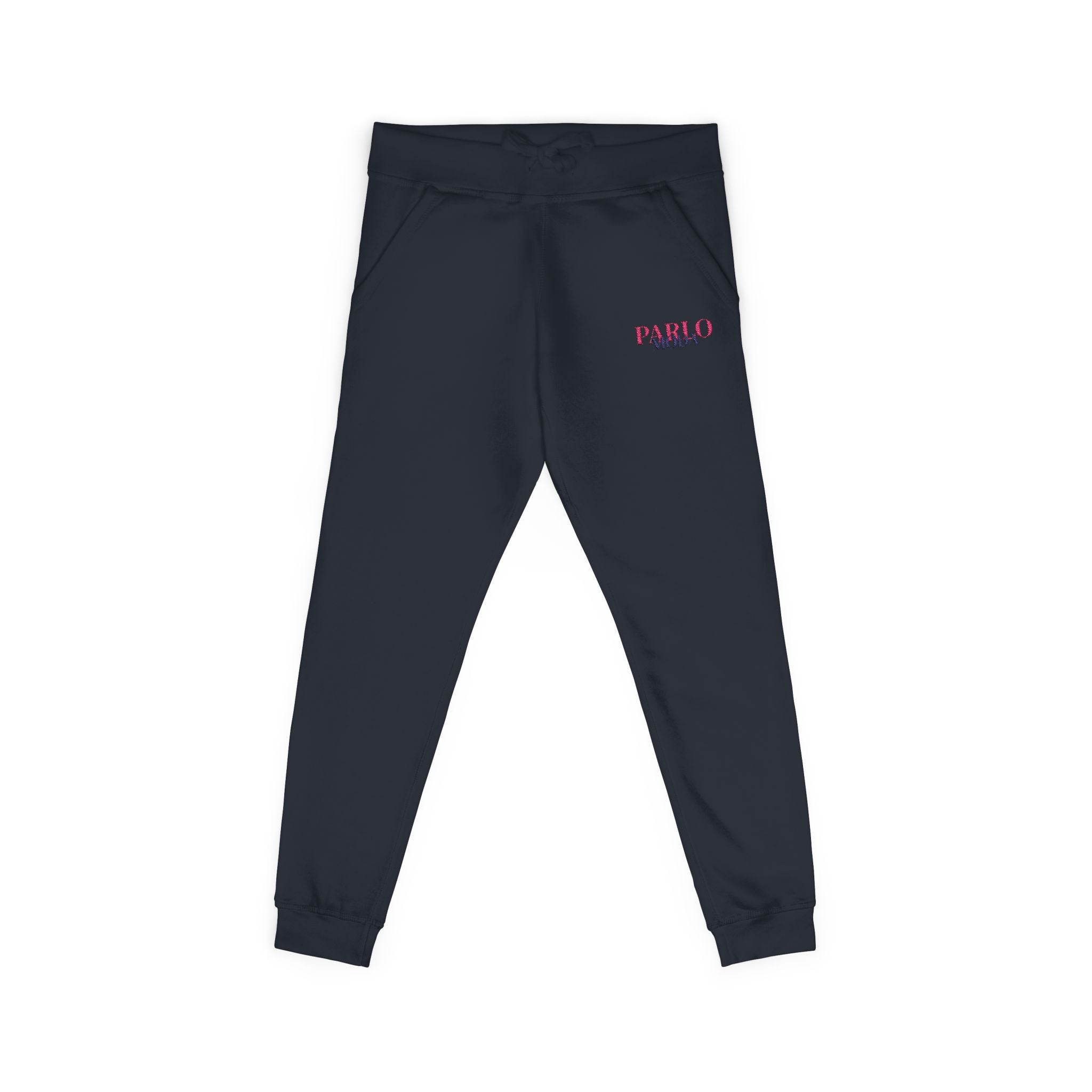 PARLO MODA - Embroidered Fleece Sweatpants