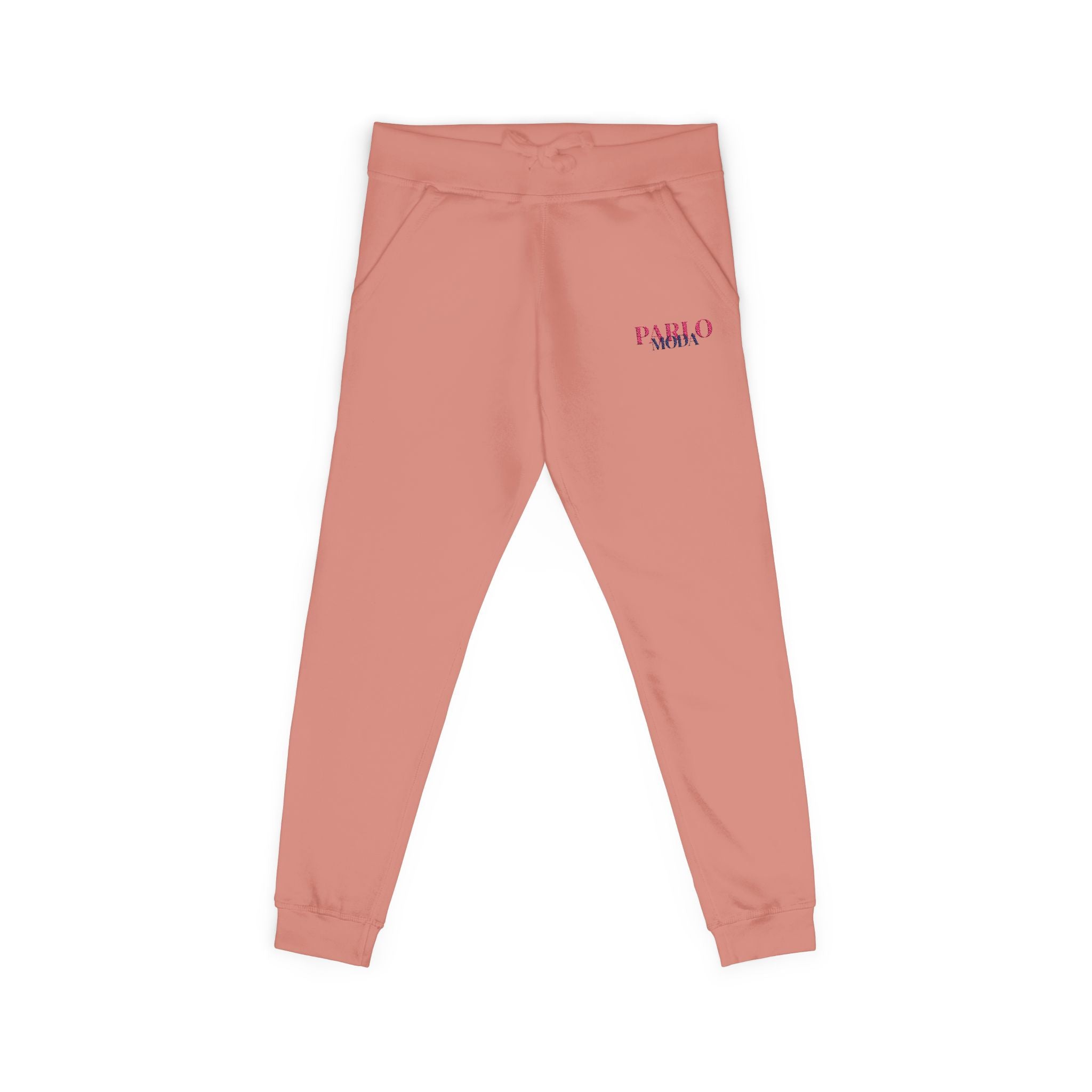 PARLO MODA - Embroidered Fleece Sweatpants