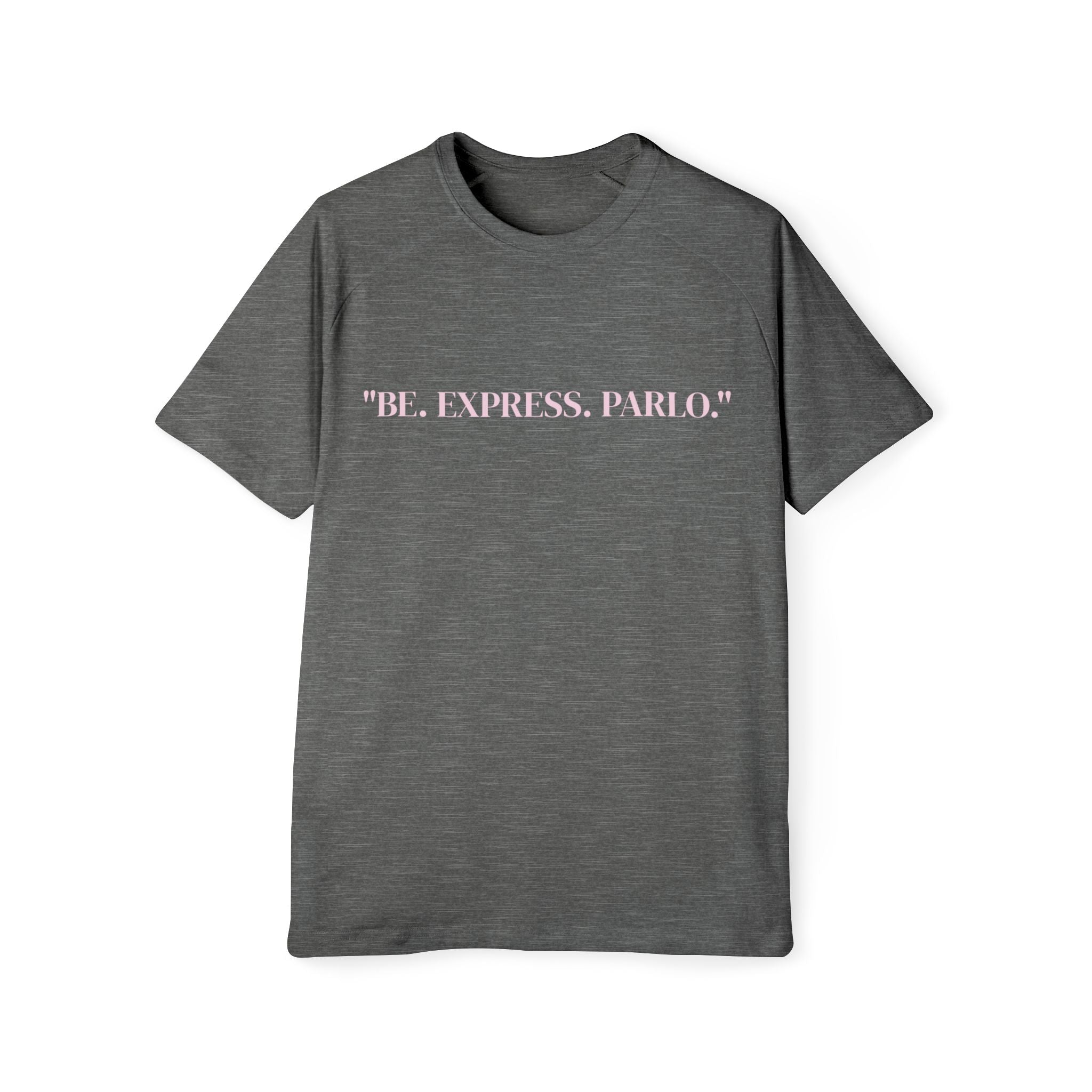 Men's Raglan T-Shirt - "BE. EXPRESS. PARLO 2" Casual, Graphic Tee for Comfortable Everyday Wear, Gift for Friends, Birthdays, or [...]