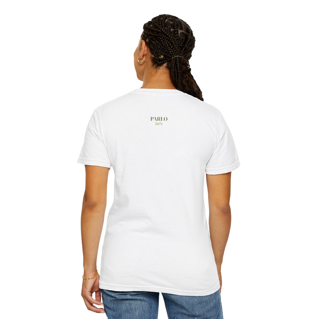 Live is Life - White T-Shirt Sports Unisex Garment-Dyed Tee