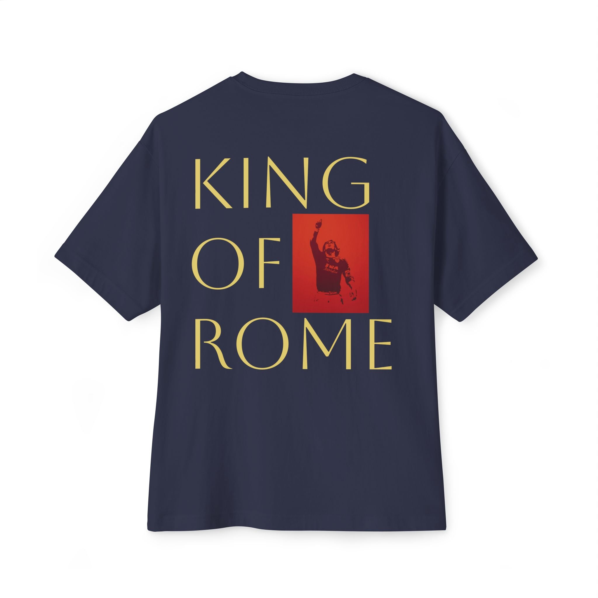FRANCESCO - King of Rome - Unisex Oversized Boxy Tee, Casual Wear, Street Style, Weekend Outfit, Gift for Him/Her, Graphic Tee