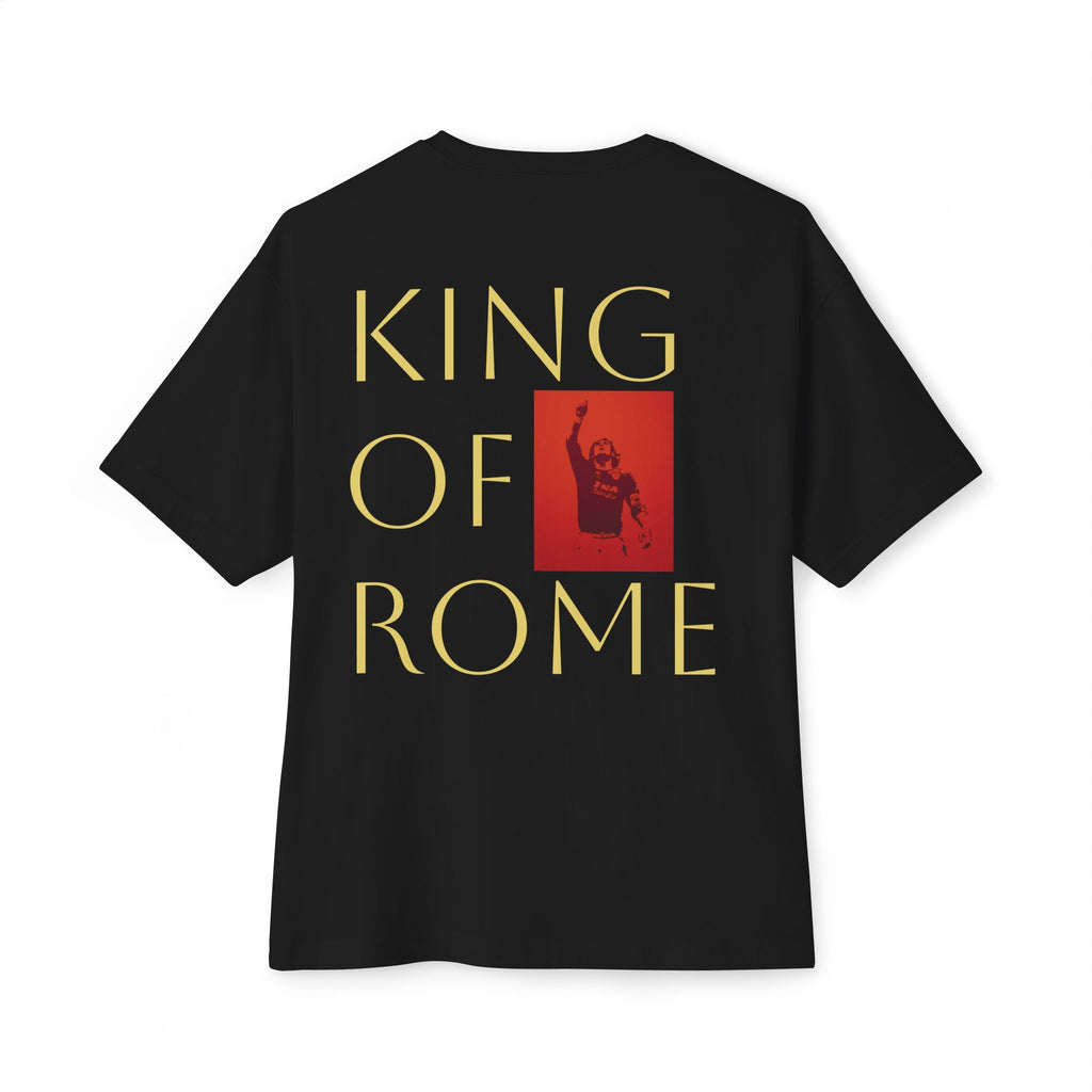 FRANCESCO - King of Rome - Unisex Oversized Boxy Tee, Casual Wear, Street Style, Weekend Outfit, Gift for Him/Her, Graphic Tee