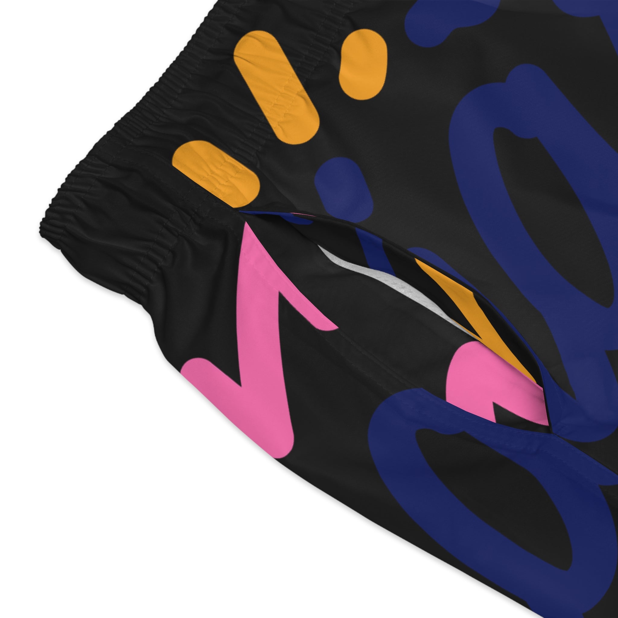 Colorful Graphic Swim Trunks, Beach Shorts for Summer Fun, Vacation Wear, Pool Party Gear, Men's Swimwear