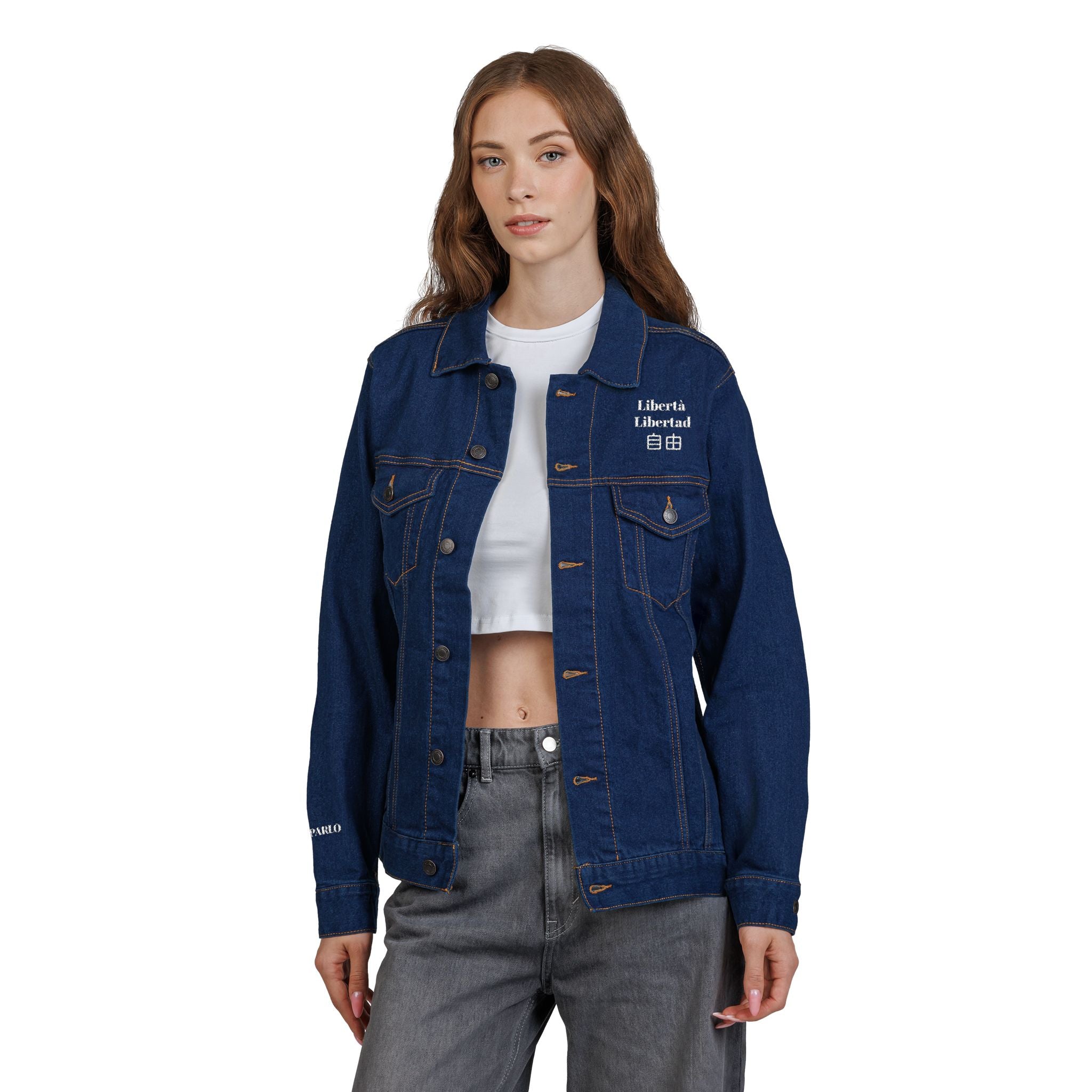 FREEDOM - Unisex Denim Jacket (Embroidery)