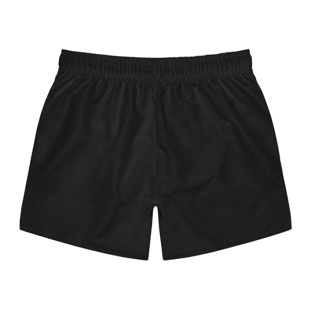 'Dolce Far Niente' Black Swim Trunks