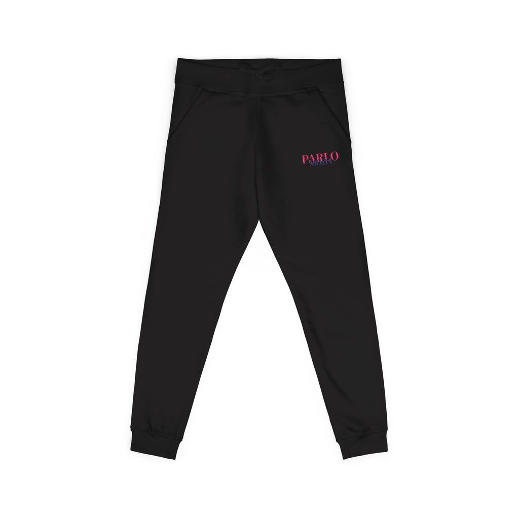 PARLO MODA - Embroidered Fleece Sweatpants