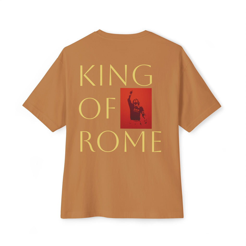 FRANCESCO - King of Rome - Unisex Oversized Boxy Tee, Casual Wear, Street Style, Weekend Outfit, Gift for Him/Her, Graphic Tee