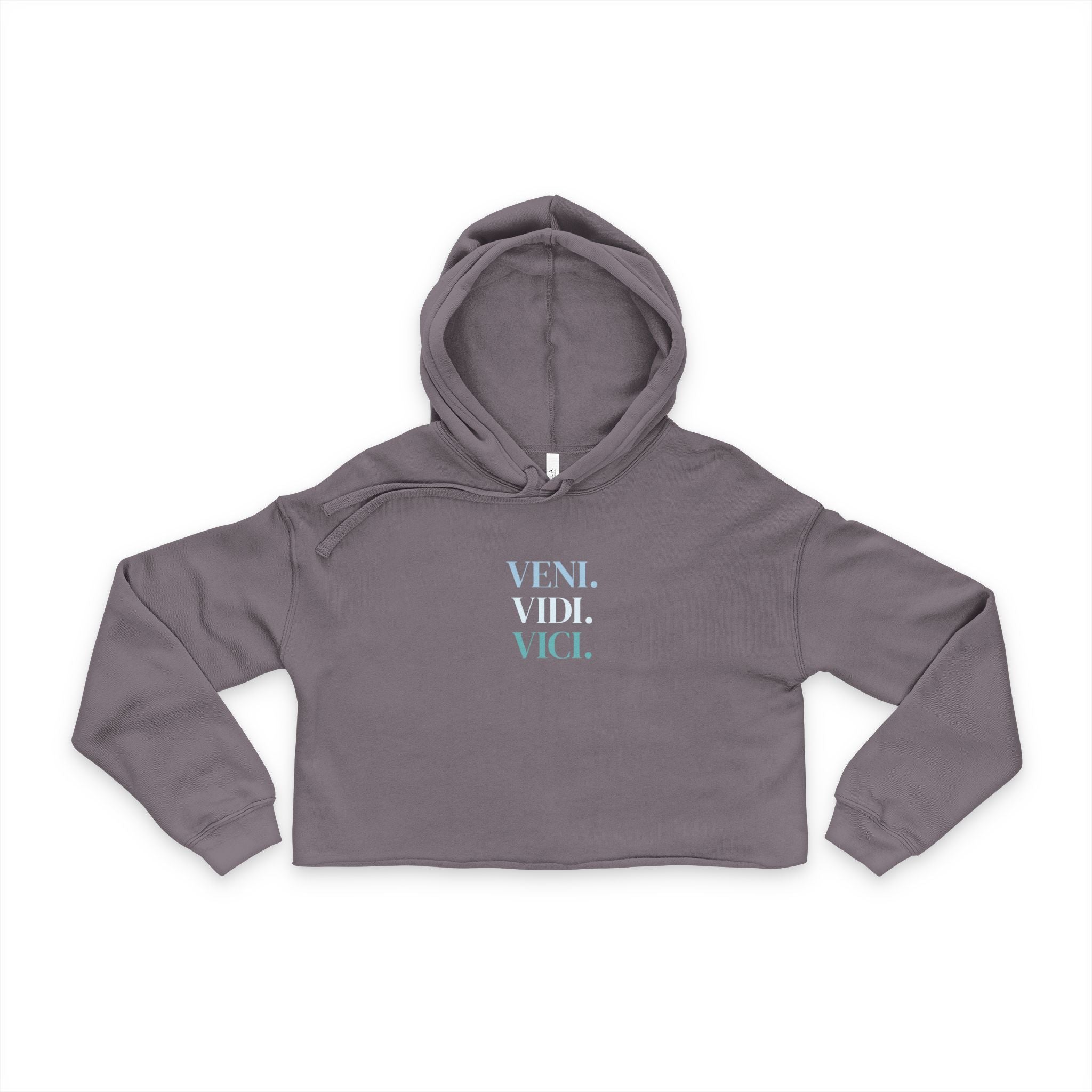 VENI.VIDI.VICI. - Women's Cropped Hoodie