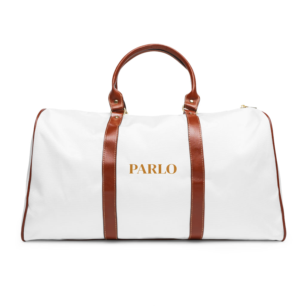 Chic Waterproof Travel Bag, Stylish Overnight Bag, Weekend Getaway Tote, Durable Luggage, Gym Bag.