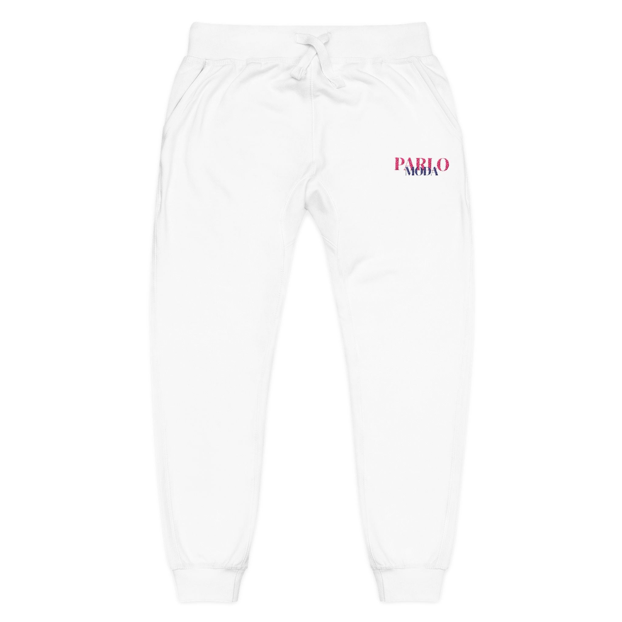 PARLO MODA - Embroidered Fleece Sweatpants