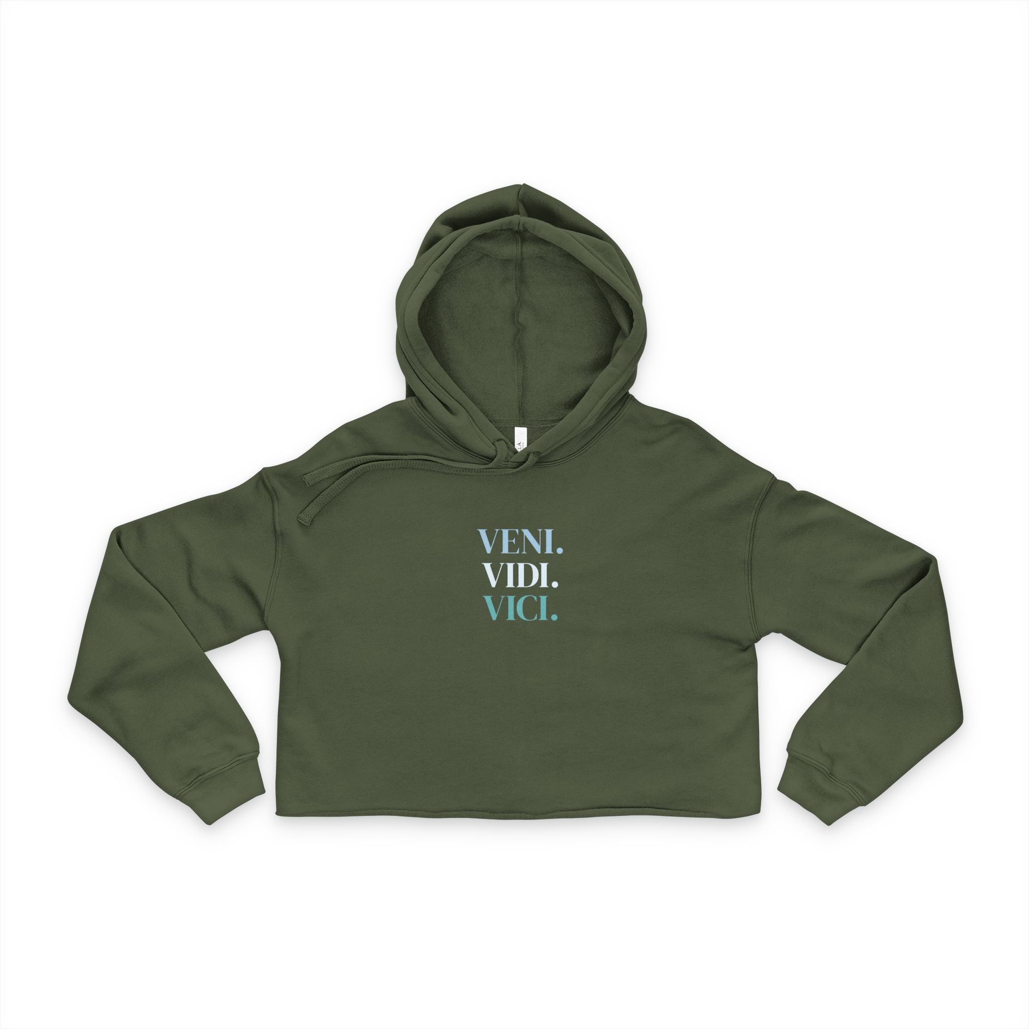 VENI.VIDI.VICI. - Women's Cropped Hoodie