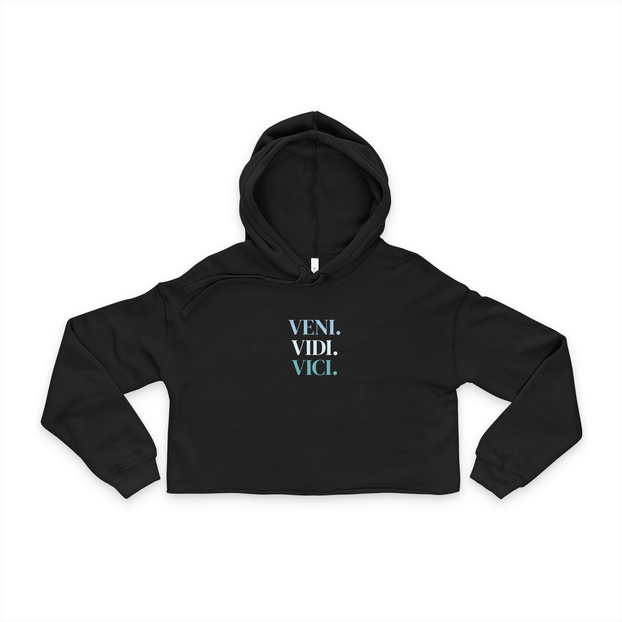 VENI.VIDI.VICI. - Women's Cropped Hoodie