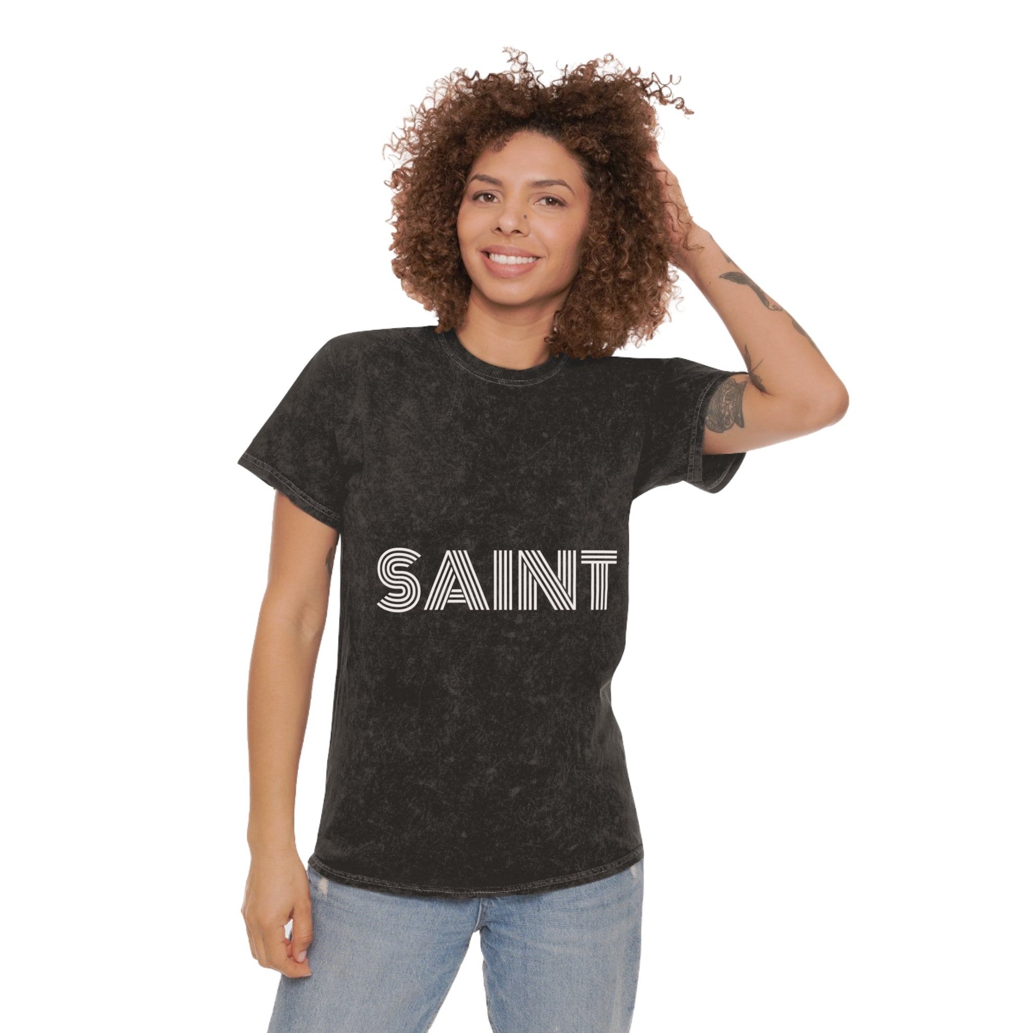 SAINT PARLO - Unisex Mineral Wash T-Shirt