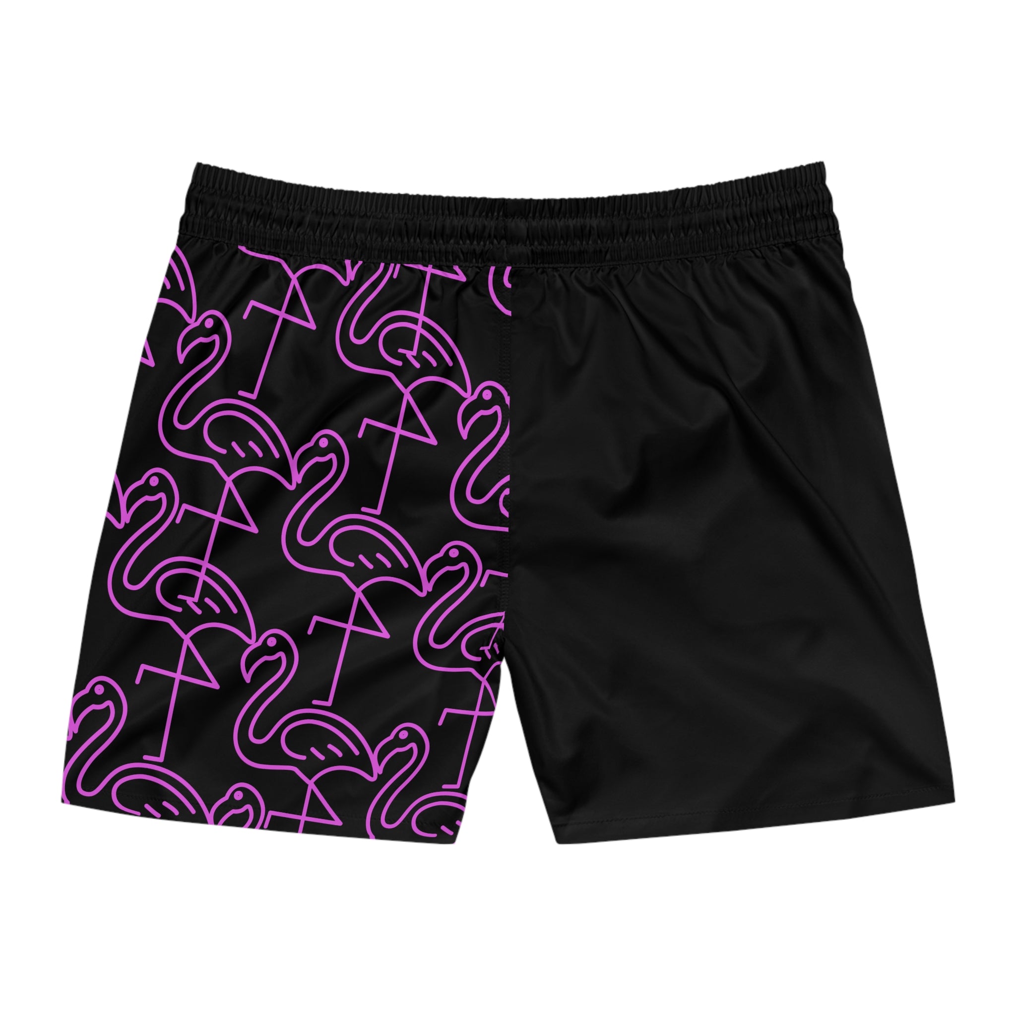 Flamingo Print Men's Swim Shorts