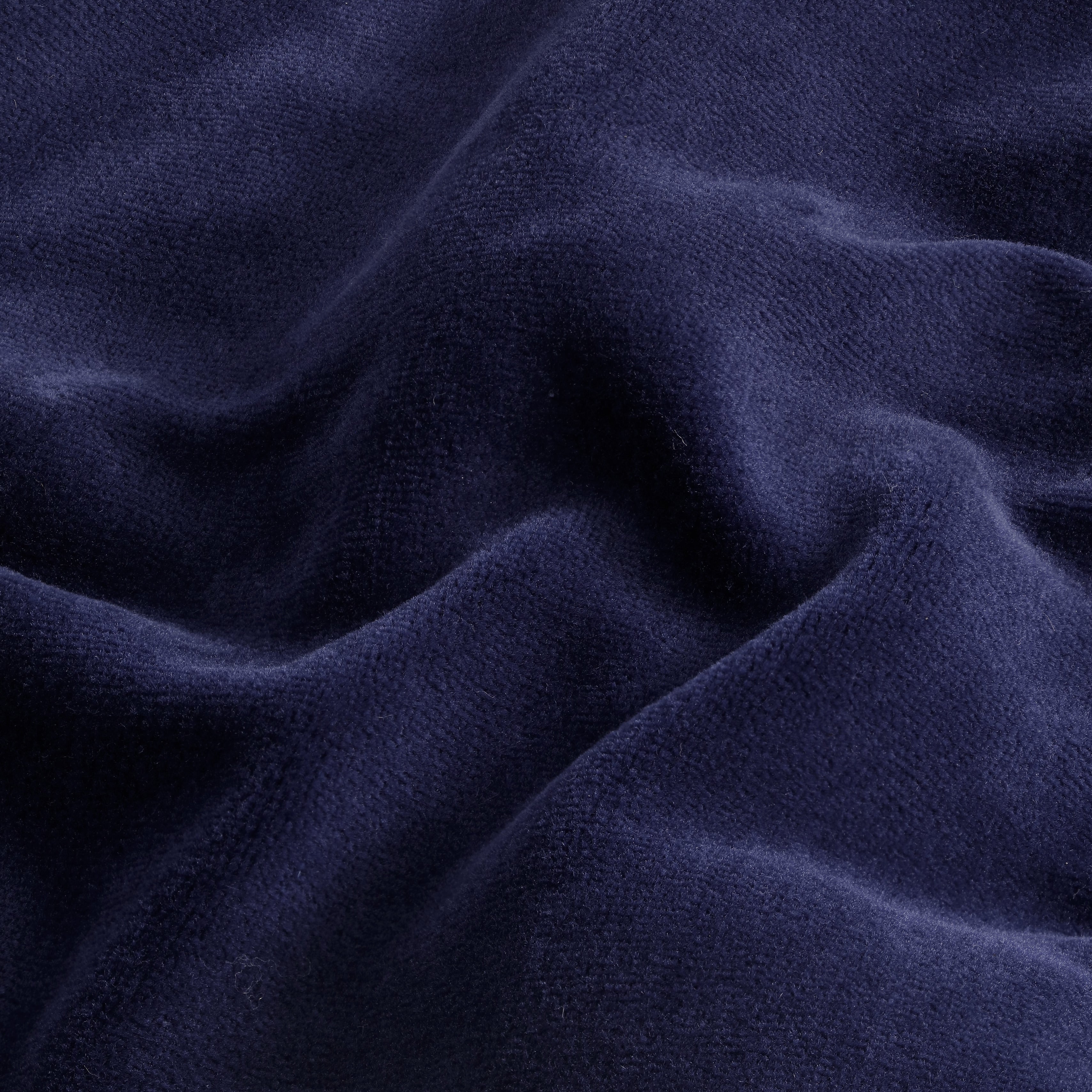 Navy Terry Polo Shirt